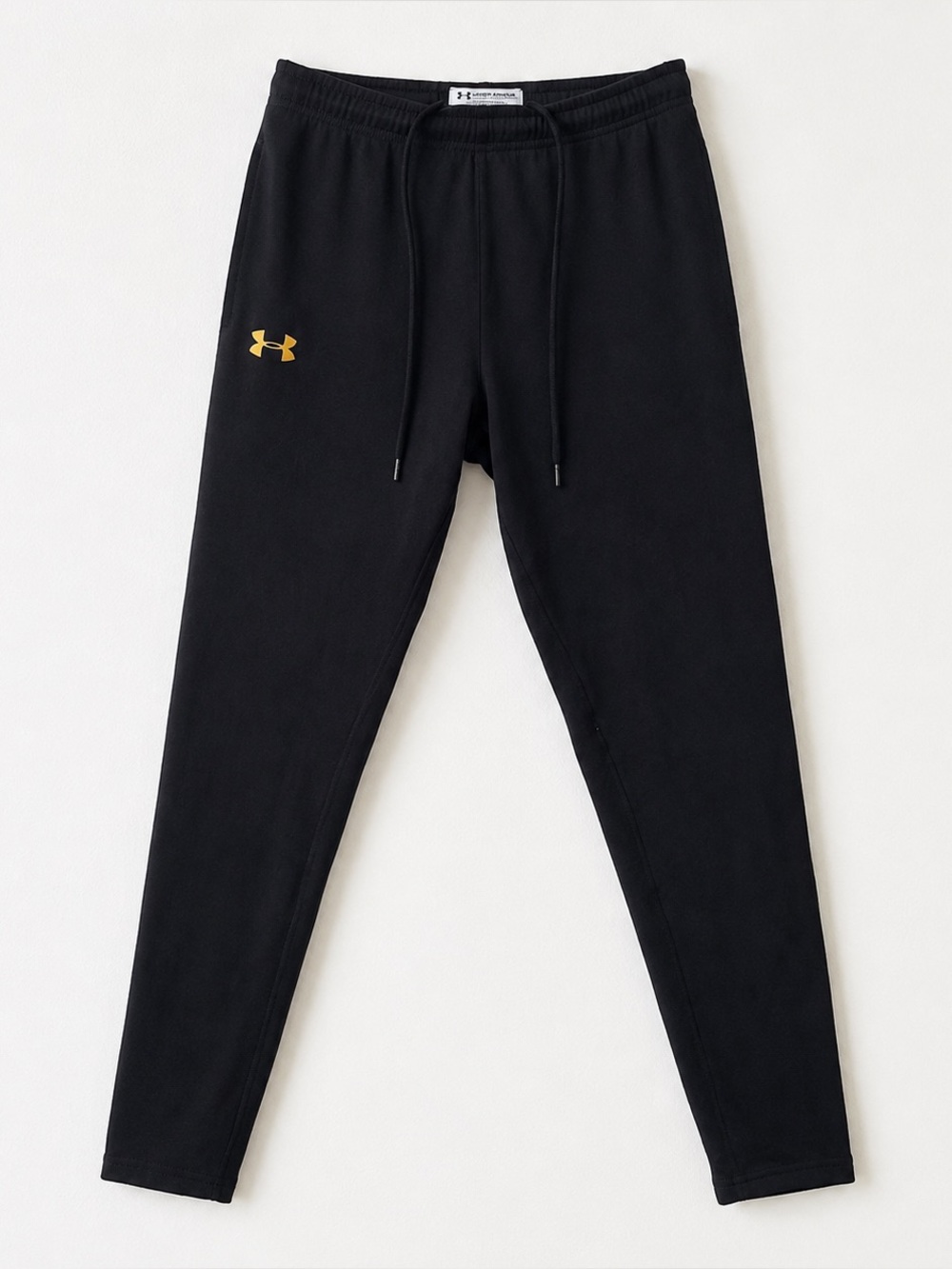 Under Armour Girls Large Fleece Lined Athletic Pants Black Performance Joggers